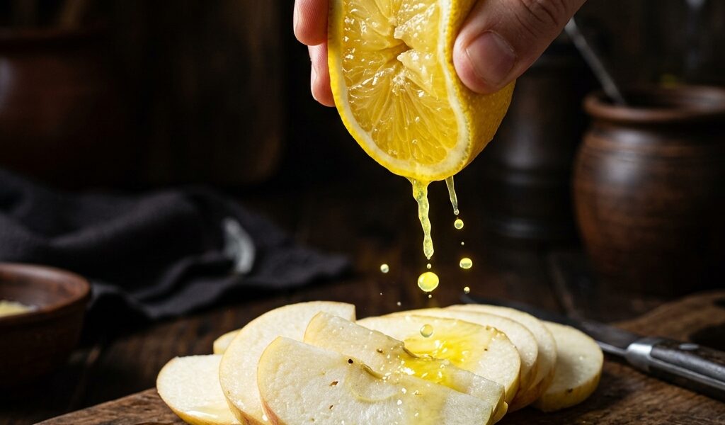 Empêcher les fruits et légumes de noircir : le pouvoir antioxydant du jus de citron