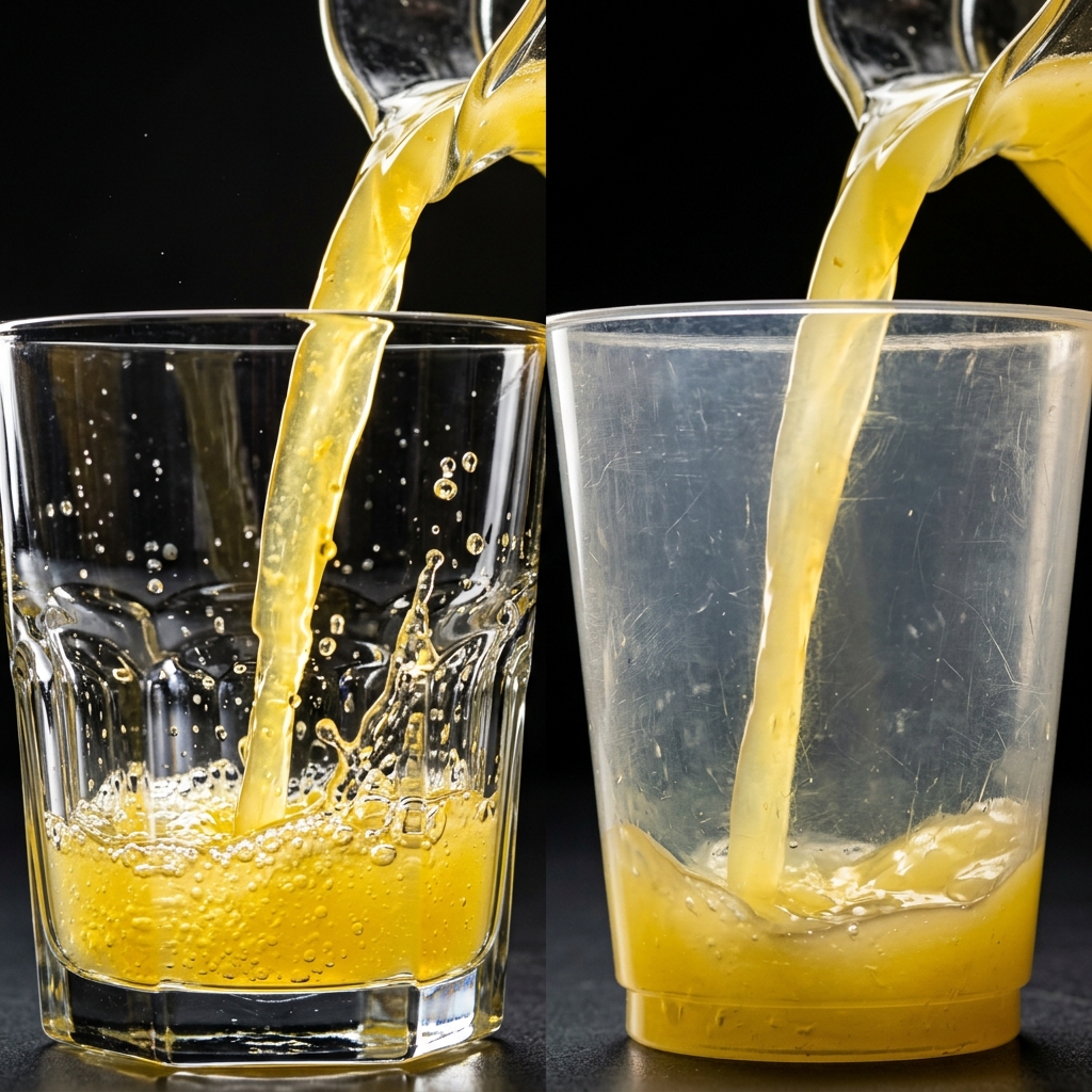 Verre vs Plastique : pourquoi l’emballage modifie le goût de votre jus de citron industriel