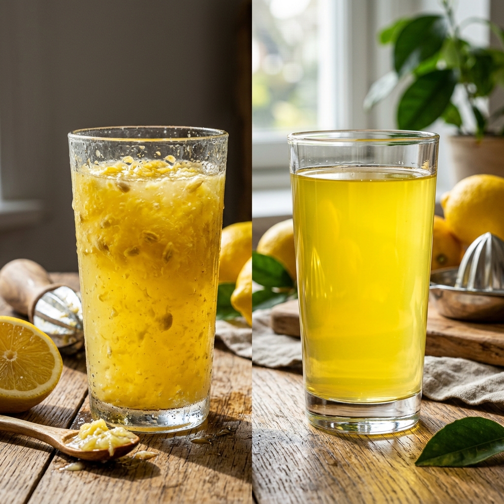 Faut-il choisir un jus de citron industriel avec ou sans pulpe ? Notre avis tranché