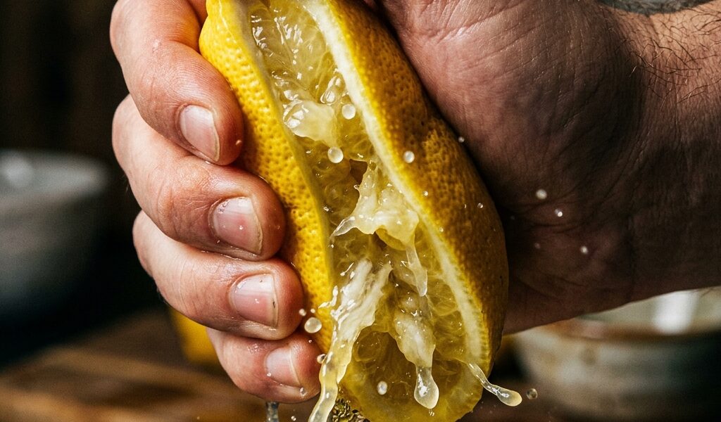 Jus de citron devenu soudainement amer : l’erreur fatale de pressage à éviter absolument