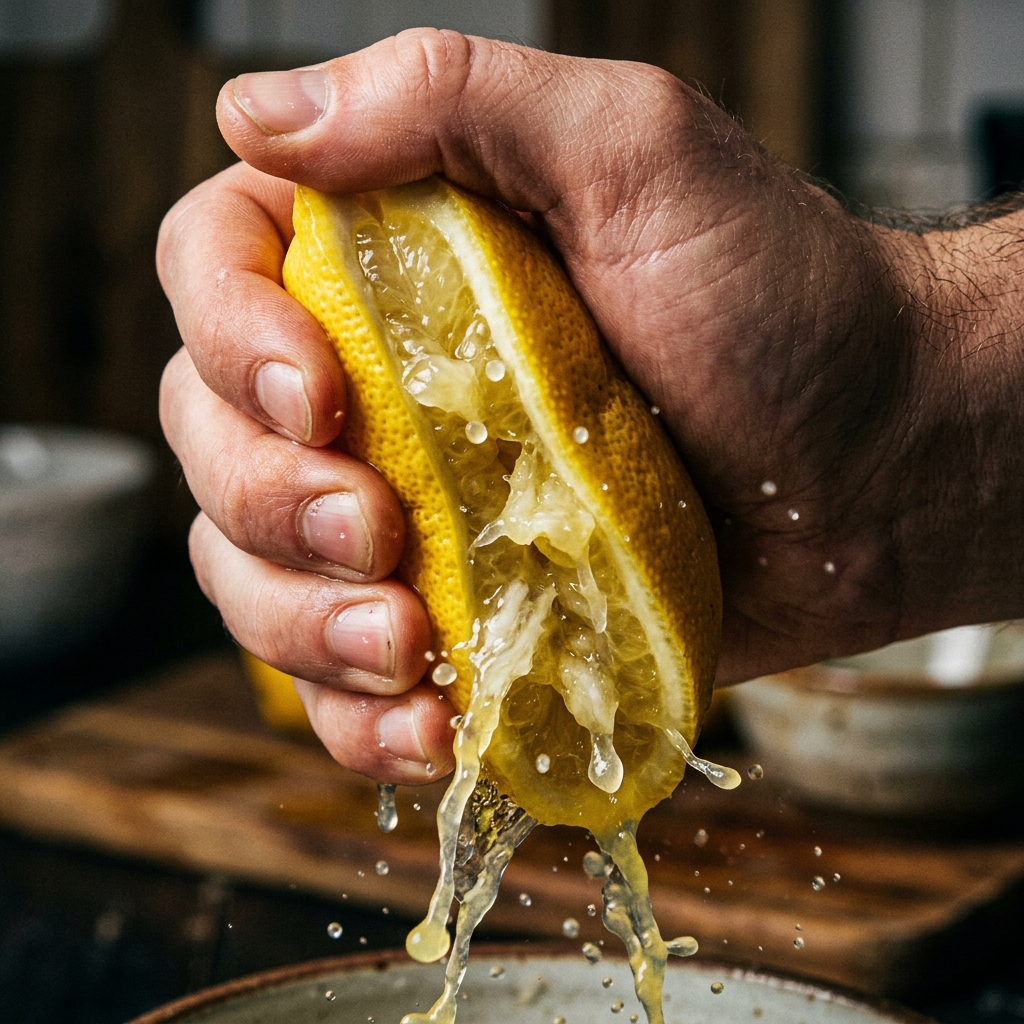 Jus de citron devenu soudainement amer : l’erreur fatale de pressage à éviter absolument